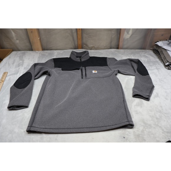 Carhartt Other - Carhartt Sweater Mens Medium Black Fallon 1/2 Zip Relaxed Fit Pullover Warm Soft